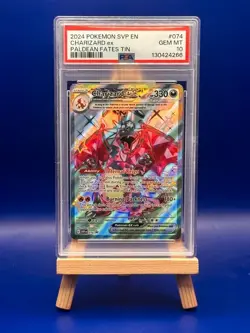PSA 10 Charizard ex Promo SVP 074 Paldean Fates Tin GEM MINT Pokemon Card - Image 1
