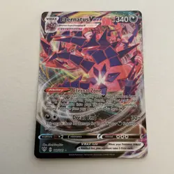 Pokemon Eternatus VMAX Darkness Ablaze Rare Holo Card 117/189 Mint Condition - Image 1