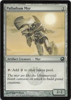 Palladium Myr U Scars of Mirrodin 190 - LP MTG - Image 1