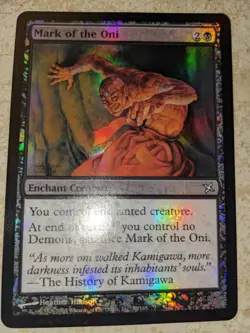 Foil Mark of the Oni - Betrayers of Kamigawa - Magic: The Gathering - Image 1