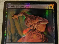 Foil Mark of the Oni - Betrayers of Kamigawa - Magic: The Gathering - Image 3