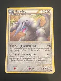 CARTE POKEMON GALEKING 1/102 FR HOLO HS TRIOMPHE - TBE/EXC - Image 1