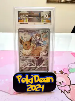 Pokemon Eevee Character Rare 210/184 VMAX Climax Ace Grading Gem Mint 10 - Image 1