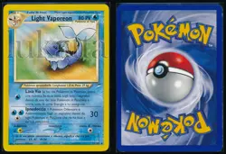 Carta Pokemon Light Vaporeon - Neo destiny 52/105 EXCELLENT - Image 1