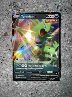 Pokemon TCG Cards Tyranitar V SWSH109 Black Star Promo Holo NM-M - Image 3