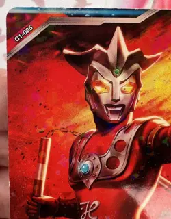 C1-025 Holo Trading Card Game 2017 Ultraman Bandai 🍬 - Image 2