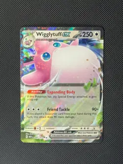 Wigglytuff ex 040/165 RR Pokemon Card Sv: Scarlet & Violet 151 Holo NM - Image 1