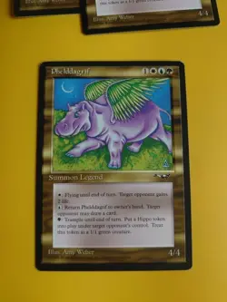 Phelddagrif. Summon Legend. MTG card. Old Vintage. Alliances. 1996 - Image 1