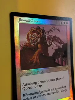 Jhovall Queen Rebel.Mercadian Masques FOIL MTG card. Old Vintage. - Image 2