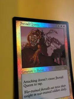 Jhovall Queen Rebel.Mercadian Masques FOIL MTG card. Old Vintage. - Image 3