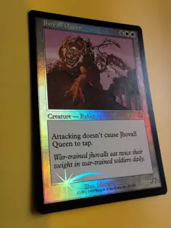 Jhovall Queen Rebel.Mercadian Masques FOIL MTG card. Old Vintage. - Image 4