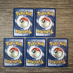 5x Pokemon Cards Wotc Vintage Card Bundle BASE SET (25) - Image 2