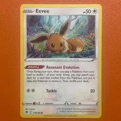 Mixed Eevee Card Lot - 7 Pokemon TCG Cards - Image 3