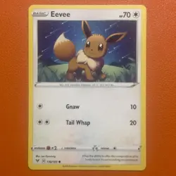 Mixed Eevee Card Lot - 7 Pokemon TCG Cards - Image 4