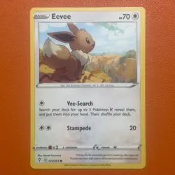 Mixed Eevee Card Lot - 7 Pokemon TCG Cards - Image 5