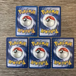 5x Pokemon Cards Wotc Vintage Card Bundle BASE SET (22) - Image 2