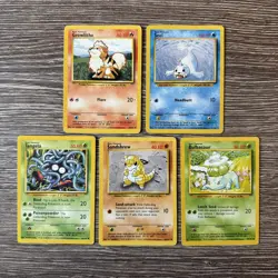 5x Pokemon Cards Wotc Vintage Card Bundle BASE SET (20) - Image 1