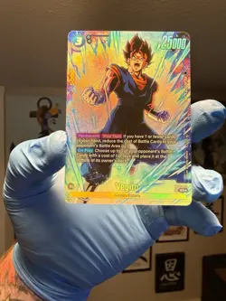 ✨Vegito SR FB02-061 Secret Rare Alternate Art Dragon Ball Fusion World Card Eng - Image 1