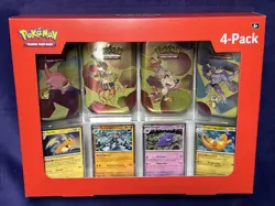 Pokemon 4 Mini Tins + 4 Promo Cards Bundle - 151 Sams Club Exclusive New Sealed - Image 1