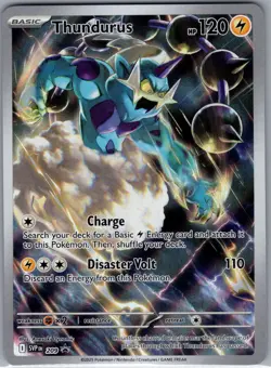 Thundurus SVP 209 SV: Scarlet & Violet Promo Cards - Pokemon Card - NM - Image 1