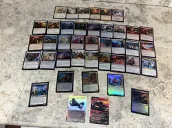 MTG Aetherdrift Themed Set Lot Magic The Gathering Cards + Bonuses! - Image 1