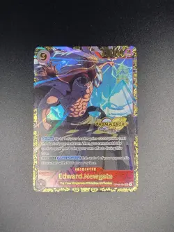 DIY CUSTOM CARD Edward Newgate OP02-004 One Piece Championship Top English Foil - Image 1
