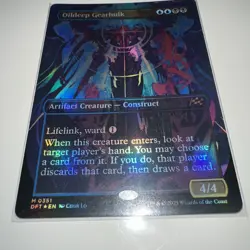 MTG Oildeep Gearhulk (Borderless) 0351 Aetherdrift M/NM Free UK P&P - Image 1