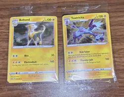 SEALED POKEMON TCG BOLTUND 076/202 & TOXTRICITY 063/189 Knockout Collection Holo - Image 1