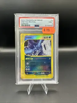 Arktos Reverse Foil German/ Deutsch PSA 9 2003 Pokemon Skyridge #4 E-Series - Image 1