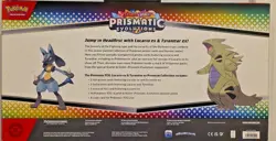 Pokemon TCG Prismatic Evolutions Lucario Ex + Tyranitar Ex Premium Collection - Image 2