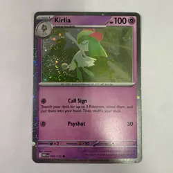 Pokemon TCG SV Mega Evolutions - Kirlia Common #59 Cosmos Holo - Image 1