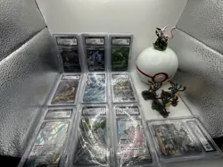 Graded Pokemon Lot of 10 grade 10 CGC - Image 1