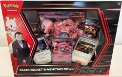 Pokemon TCG Destined Rivals Team Rocket's Mewtwo ex Box New Sealed - SHIPS ASAP - Image 1