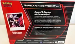 Pokemon TCG Destined Rivals Team Rocket's Mewtwo ex Box New Sealed - SHIPS ASAP - Image 2