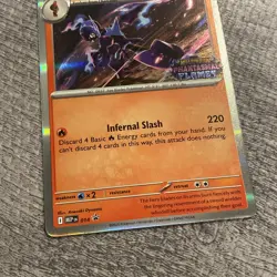 2025 POKEMON PHANTASMAL FLAMES CERULEDGE 014 STAMPED PROMO HOLO - Image 3