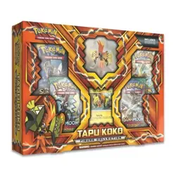 NIB FACTORY SEALED Pokemon TCG: Tapu Koko Figure Collection Box Sun and Moon - Image 1