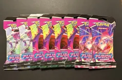 Lot of 8 Fusion Strike Sleeved Booster Packs - Pokemon - Sealed / New - Image 1