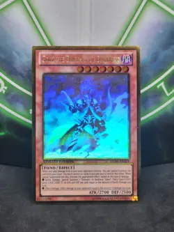 Yugioh Gorz The Emissary of Darkness GLD5-EN024 Ghost Rare NM - Image 1