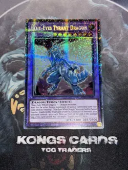 Yu-Gi-Oh MP25-EN042 Blue-Eyes Tyrant Dragon Starlight Rare - Image 1
