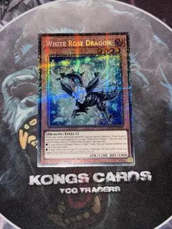 Yu-Gi-Oh MP25-EN038 White Rose Dragon Starlight Rare - Image 1