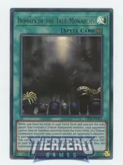 Yugioh Domain of the True Monarchs GFP2-EN161 Ultra Rare 1st Edition Near Mint - Image 1