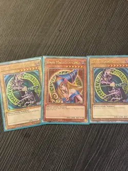 Yu-Gi-Oh Dark Magician / Dark Magician Girl QCR Lot Quarter Century Secret Rare - Image 1
