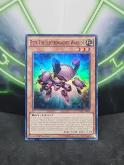 Yugioh Beta The Electromagnet Warrior SDMY-EN002 Super Rare 1st Edition NM - Image 1