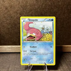 2016 Pokemon Card XY Breakpoint Slowpoke 19/122 - Image 3
