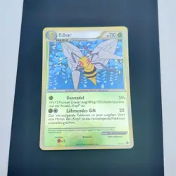 Pokemon TCG Card - Bibor 12/95 | Unleashed | Reverse Holo Rare - German - Image 2