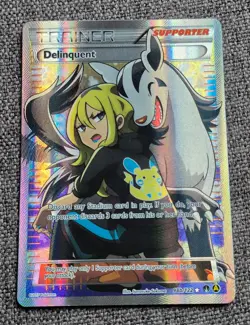 98b/122 Delinquent Premium Trainer XY Collection Pokemon card NM - Image 1