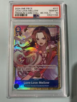 LOVE-LOVE MELLOW / Boa PSA 10 ST03-017 Premium Card Collection Vol.1 - One Piece - Image 1