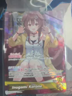 hololive OFFICIAL CARD GAME Inugami Korone (OSR) - Elite Spark - Image 1