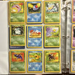 Pokemon TCG Binder Lot Vintage Trainer Cards Pikachu Charmander Snorlax Eevee - Image 2