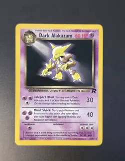 Pokemon Dark Alakazam TCG Team Rocket 18/82 Non-Holo Card - Image 2